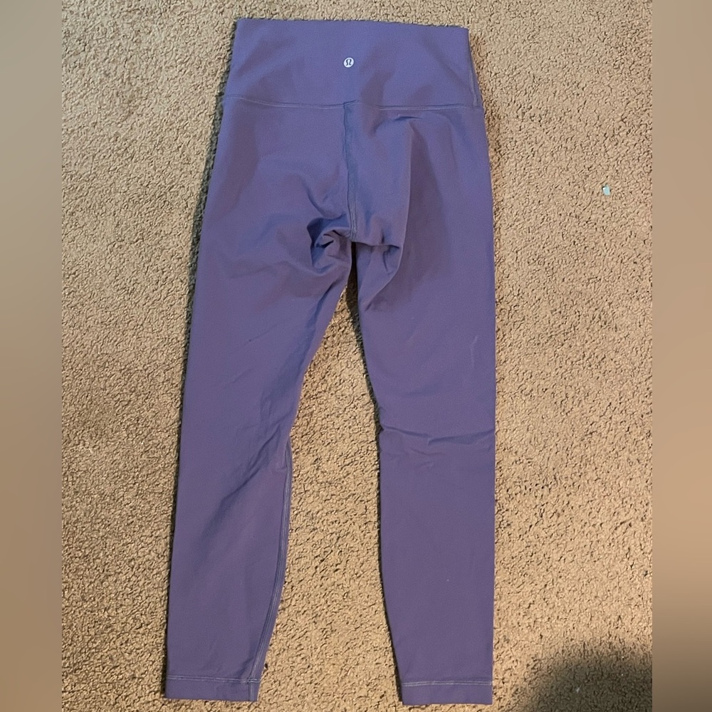 Purple lululemon leggings size 6 GUC